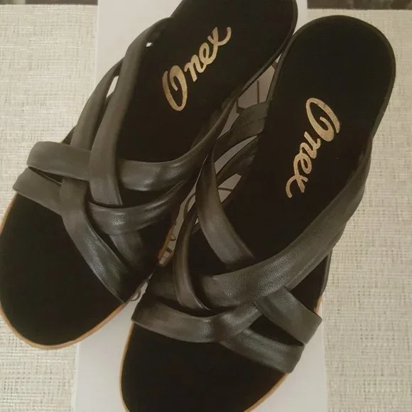 Shoes Onex Flip Flops Onex Shoes Onex Camy Leather Wedge Platform